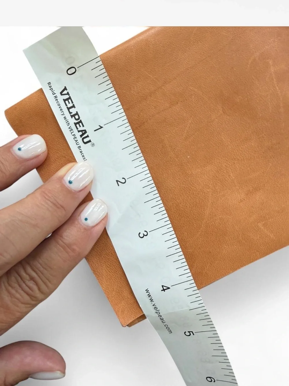 Salty Western Handmade in Hawaii Tan Leather Long Snap Wallet / Envelope Clutch